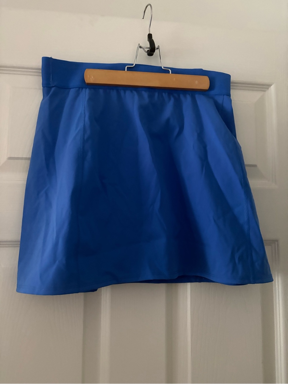 TNA court slick Blue mini Skirt